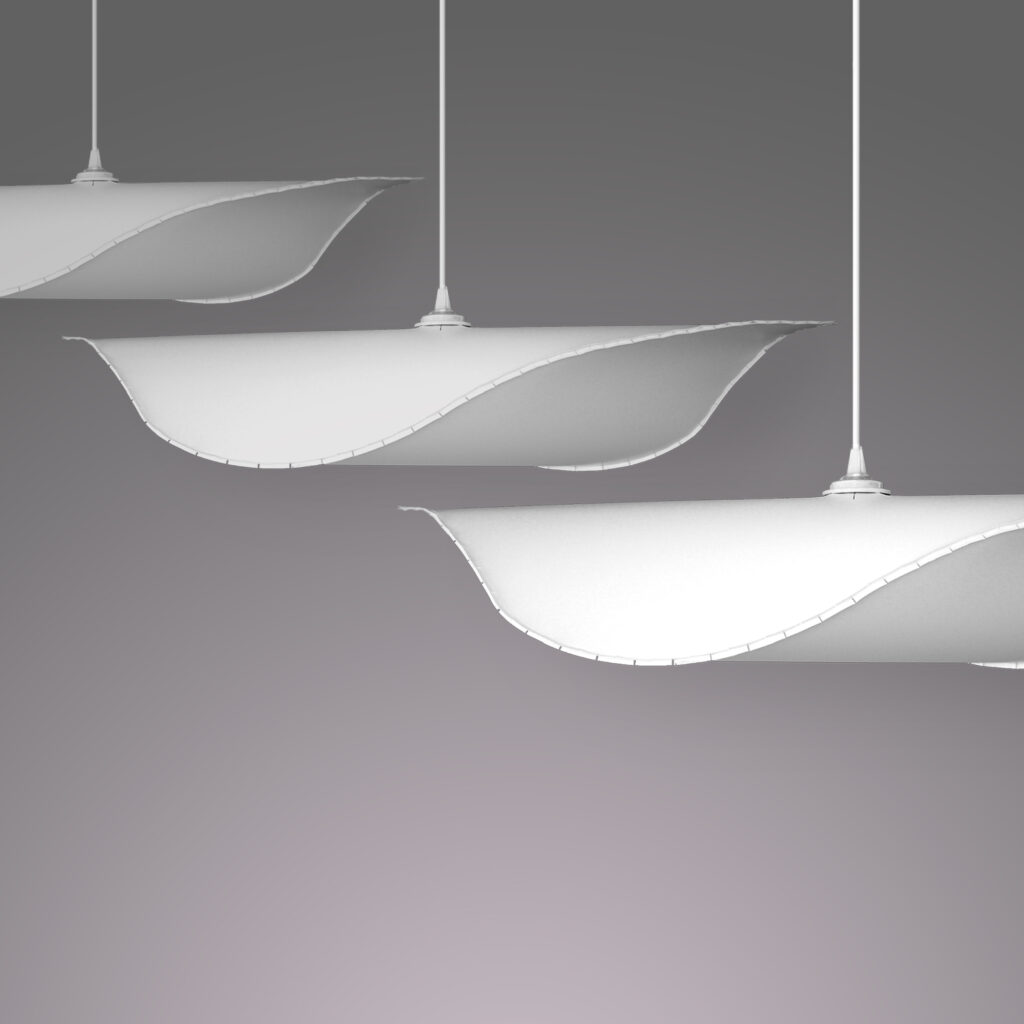 HÄNGELAMPE / HORIZONTALE BLATTLAMPE - LEAFO 2