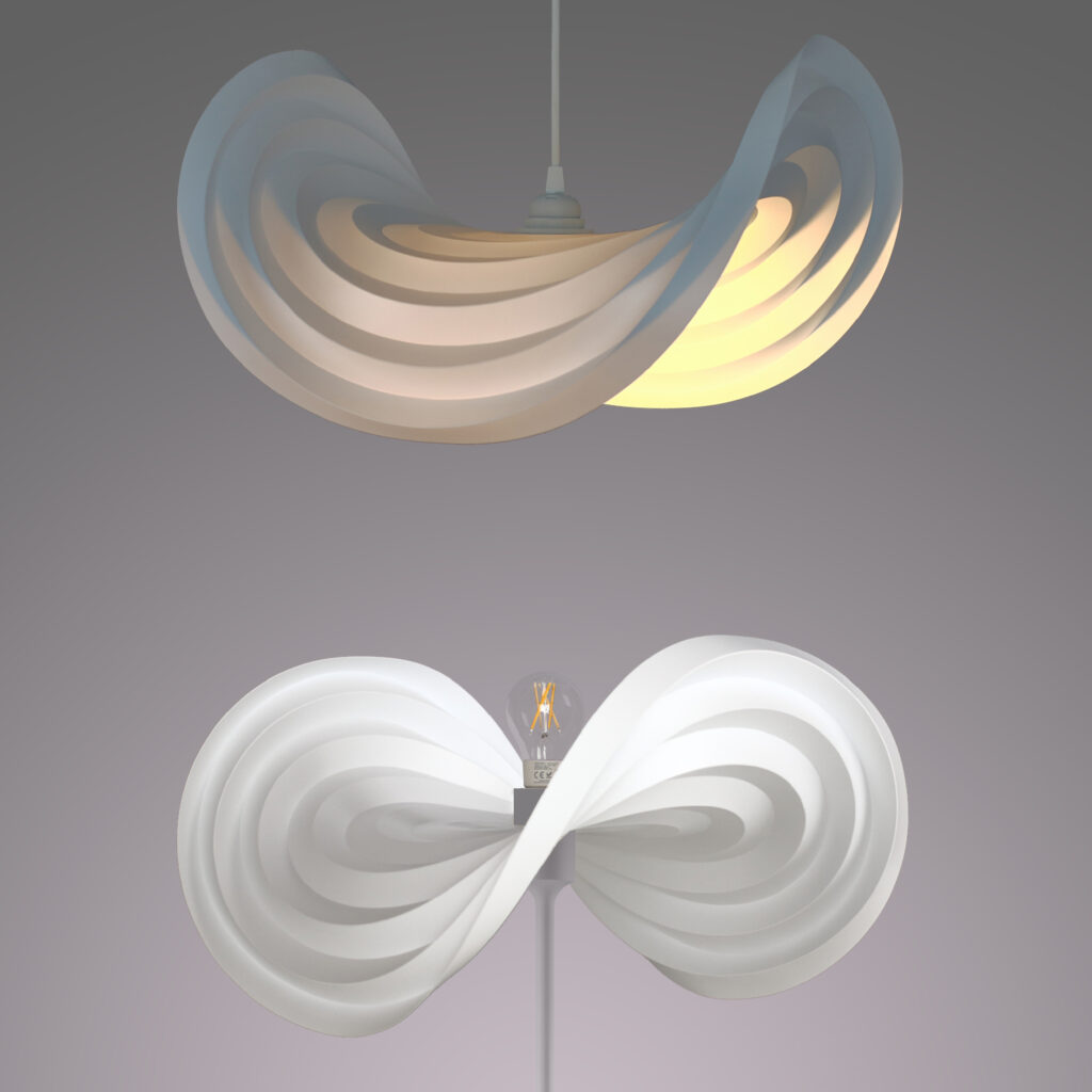 HÄNGELAMPE / STEHLAMPE ∞ – RINGLO