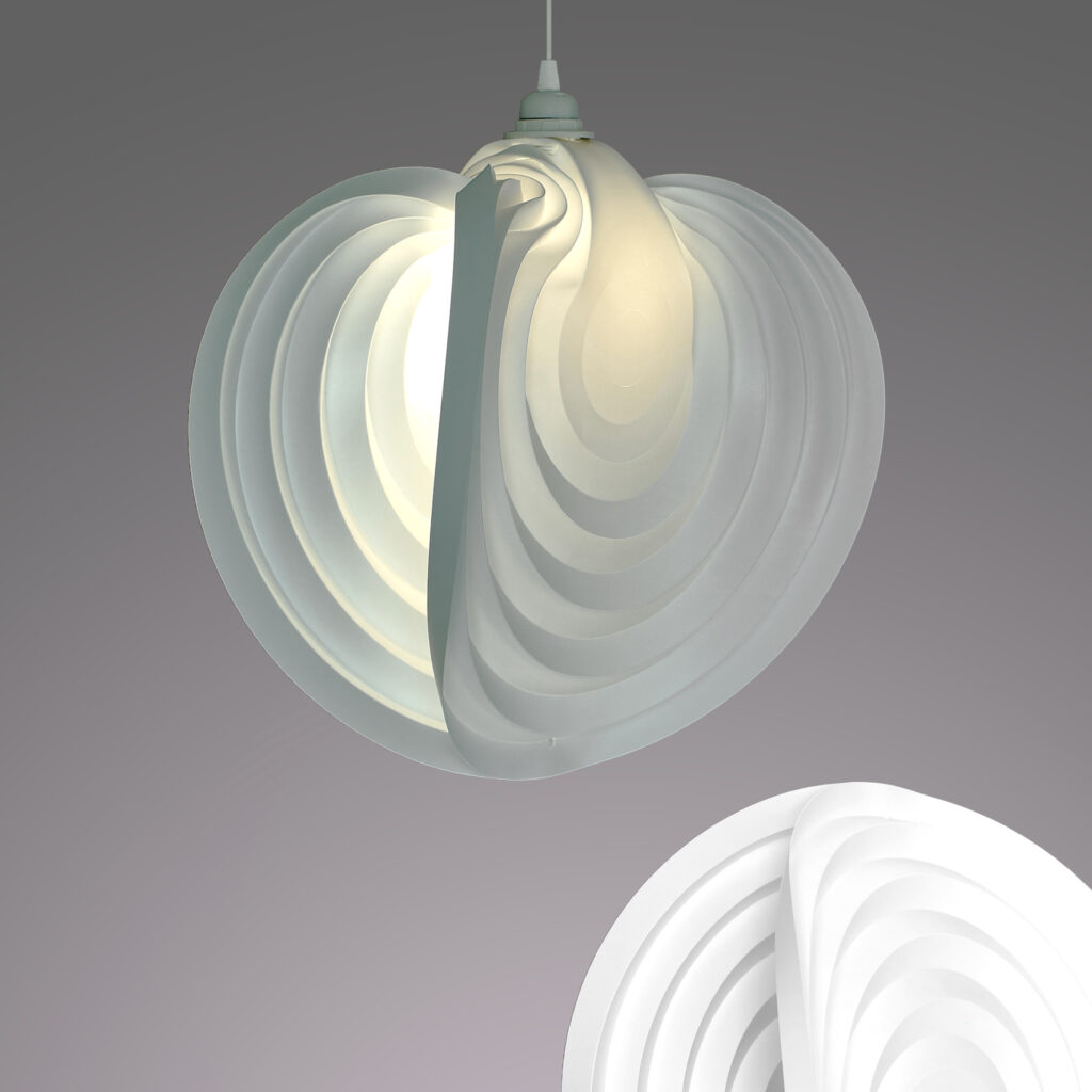 HÄNGELAMPE / STEHLAMPE – SHELLO